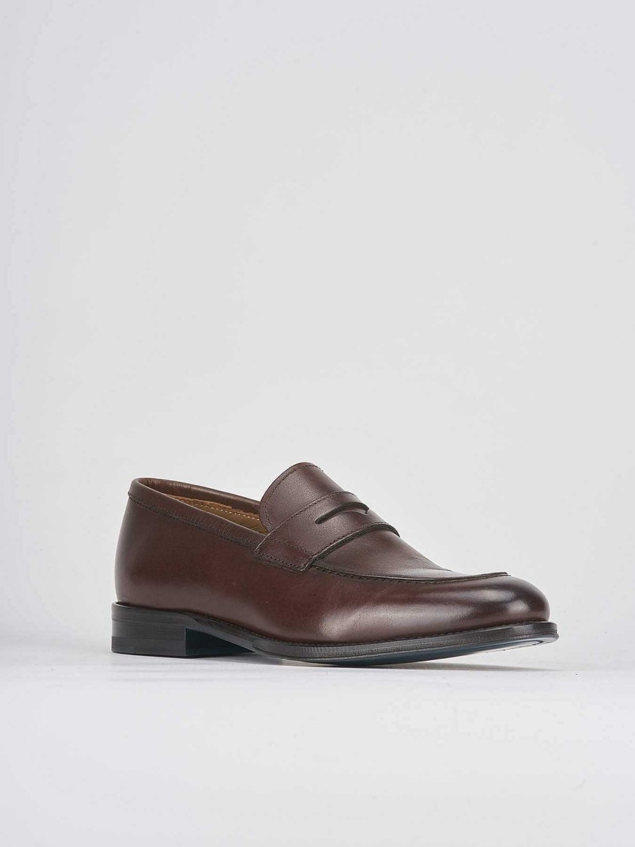 Hombre Barca | Mocasines Piel Marron