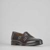 Hombre Barca | Mocasines Tacon 2 Cm Piel Marron Oscuro