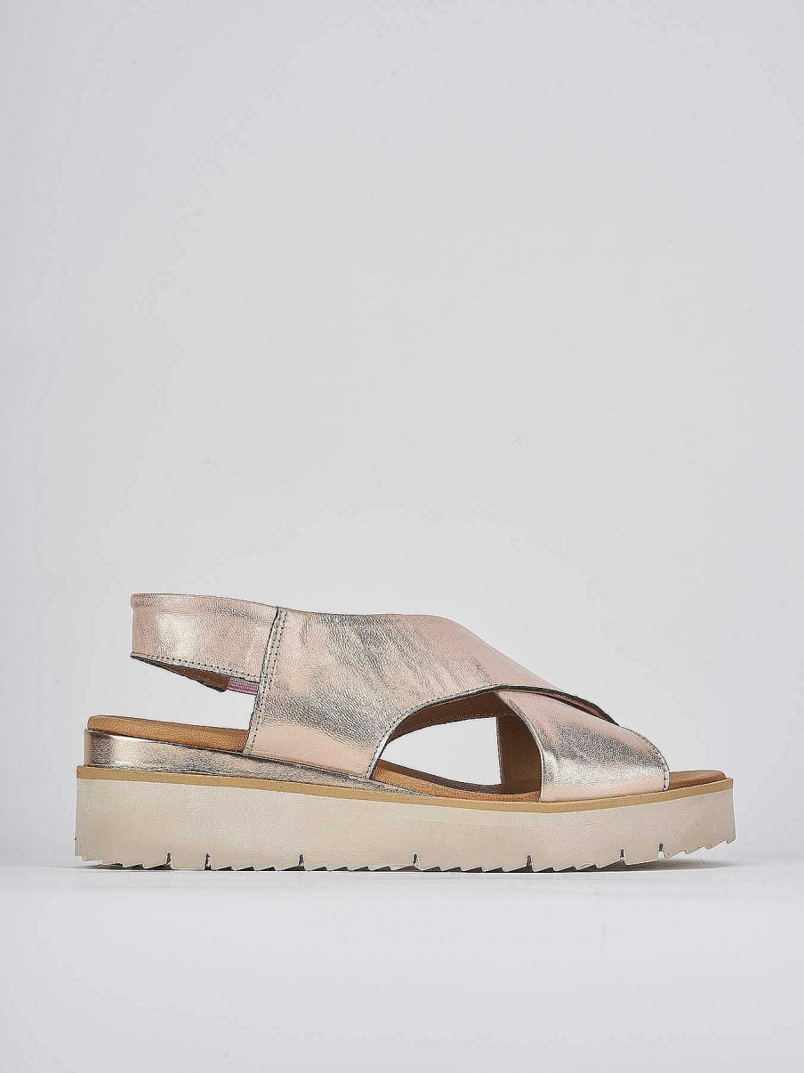 Mujer Barca | Tacones Cuna Tacon 4 Cm Piel Bronce