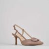 Mujer Barca | Salon Tacon 5 Cm Piel Beige