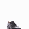 Hombre Barca | Zapatos Con Cordones Tacon 2 Cm Piel Negro