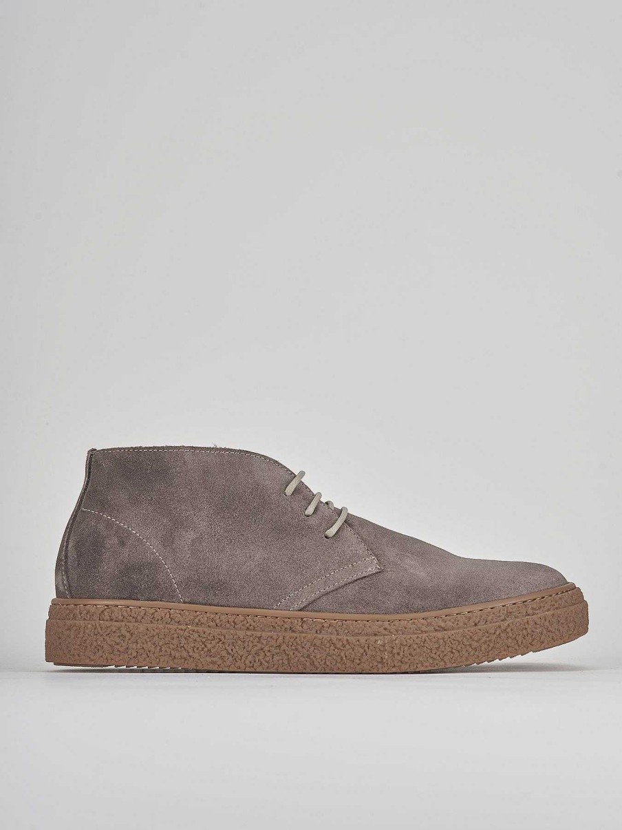 Hombre Barca | Zapatillas Ante Beige