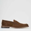 Hombre Barca | Mocasin Tacon 1 Cm Ante Marron.