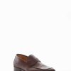 Hombre Barca | Mocasines Tacon 2 Cm Piel Marron Oscuro