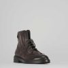 Hombre Barca | Botas Militares Piel Bronce