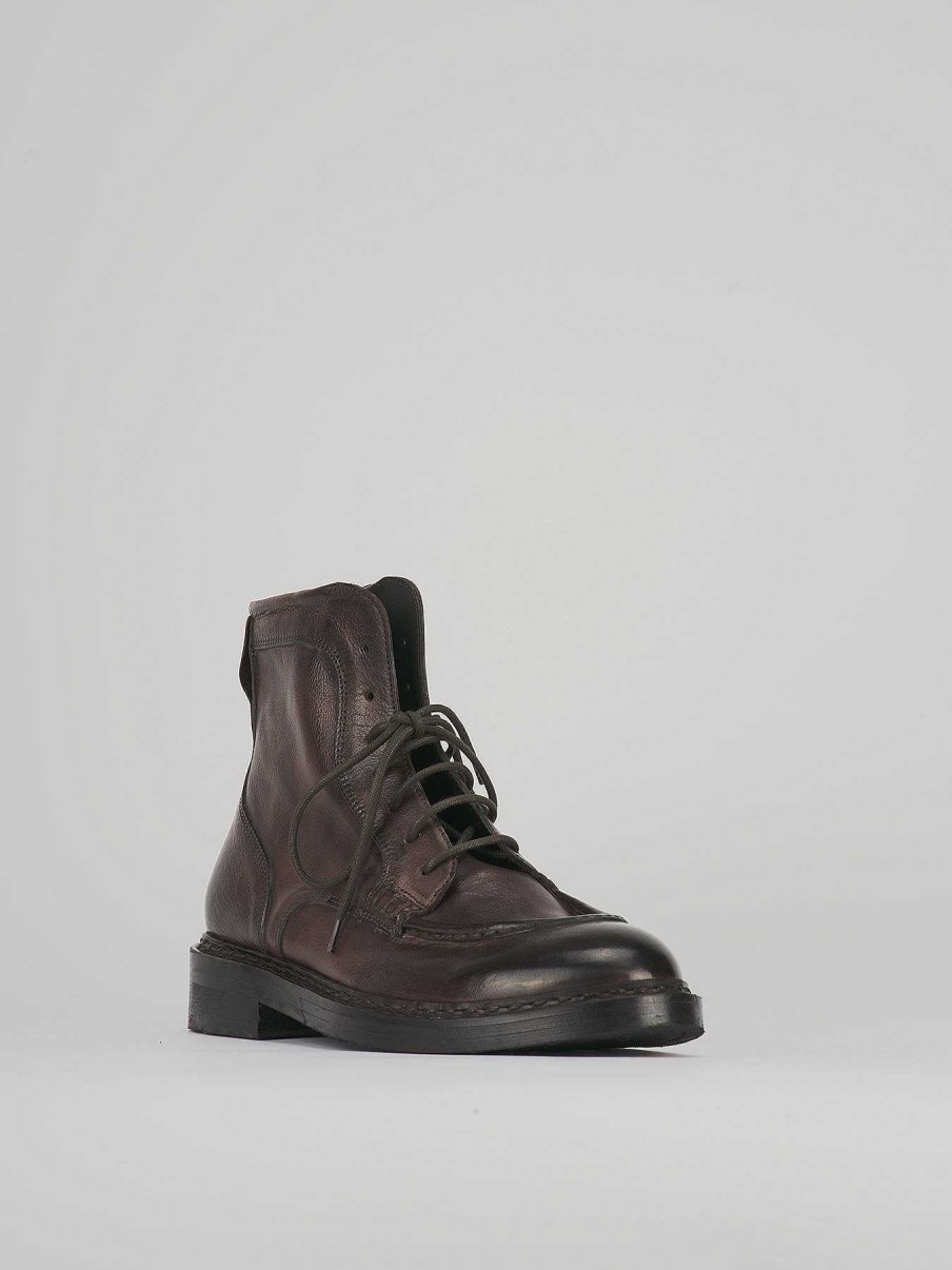 Hombre Barca | Botas Militares Piel Bronce