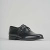 Hombre Barca | Zapatos Con Cordones Piel Negra