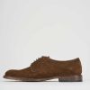 Hombre Barca | Zapatos Con Cordones Tacon 1 Cm Ante Marron