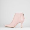 Mujer Barca | Botines Tacon Tacon 5 Cm Piel Rosa