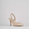 Mujer Barca | Salon Tacon 7 Cm Charol Beige