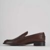 Hombre Barca | Mocasines Tacon 1 Cm Piel Marron