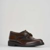 Hombre Barca | Piel Marron Stringate