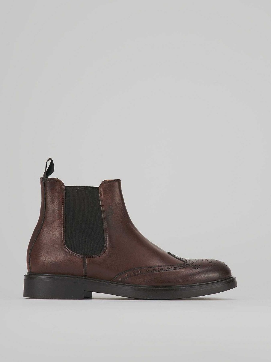 Hombre Barca | Botines Piel Marron