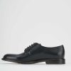 Hombre Barca | Zapatos Con Cordones Tacon 1 Cm Piel Negro