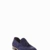 Hombre Barca | Mocasines Tacon 2 Cm Gamuza Azul