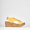 Mujer Barca | Tacones Cuna Tacon 6 Cm Cuero Amarillo