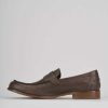 Hombre Barca | Mocasines Piel Marron Oscuro