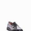 Hombre Barca | Mocasines Tacon 2 Cm Negro Cepillado