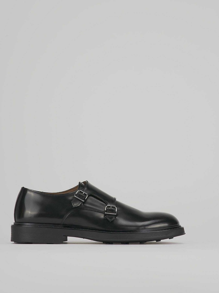 Hombre Barca | Zapatos Con Cordones Piel Negra