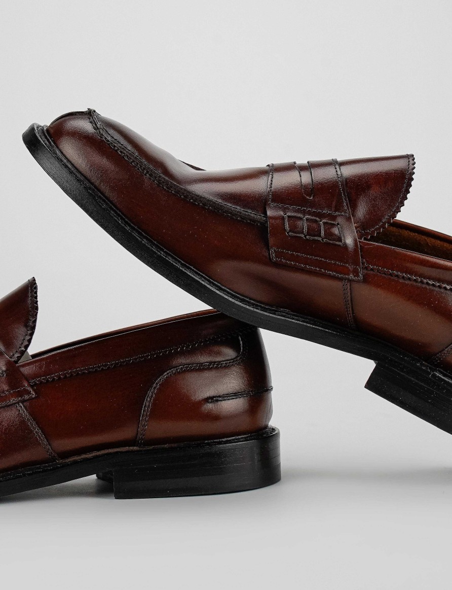 Hombre Barca | Mocasines Piel Marron