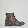 Hombre Barca | Anfibi Tacco 1Cm Piel Marron