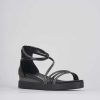 Mujer Barca | Tacones Cuna Tacon 4 Cm Cuero Negro