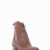 Mujer Barca | Botines Tacon Bajo Tacon 3 Cm Piel Marron