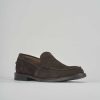 Hombre Barca | Mocassino Tacco 2 Cm Testa Camoscio