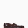 Hombre Barca | Mocasines Tacon 2 Cm Piel Marron Oscuro