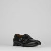 Hombre Barca | Mocasines Tacon 2 Cm Piel Negro