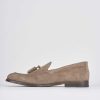 Hombre Barca | Mocasines Tacon 2 Cm Ante Beige